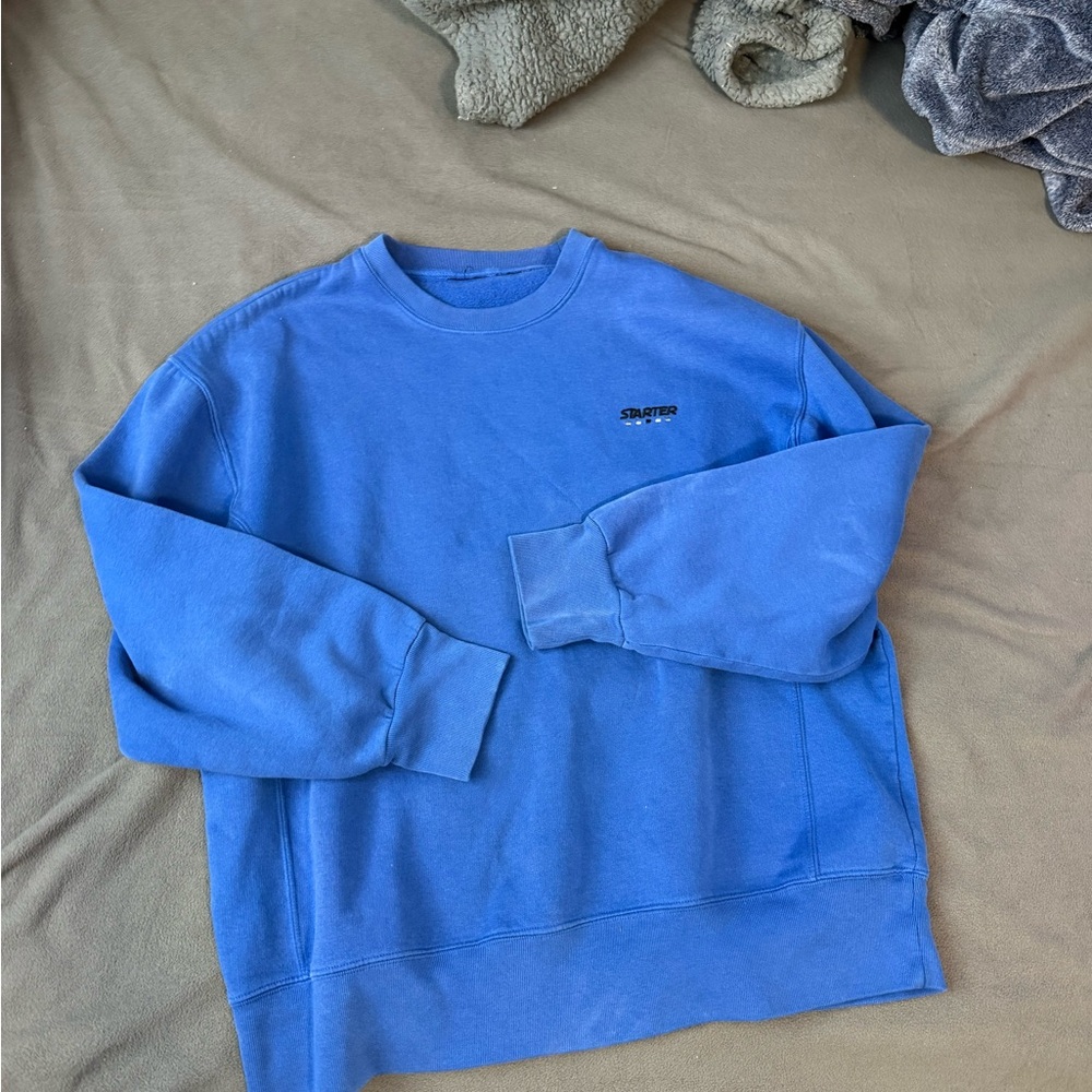 STARTER Classic Blue Crewneck Sweater